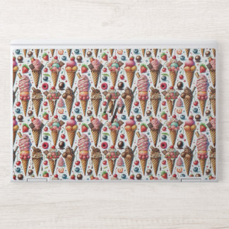 Ice-Cream Parlor Party HP Laptop Skin