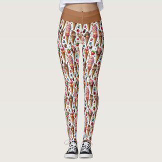 Ice-Cream Parlor Party Leggings