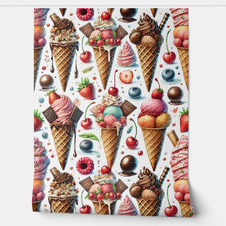 Ice-Cream Parlor Party Wallpaper