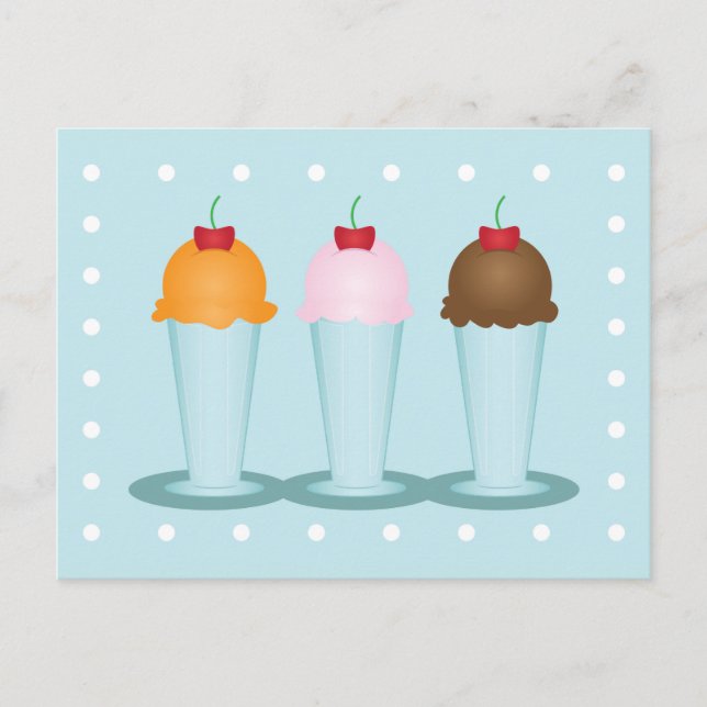Ice Cream Parlor Postcard (Front)