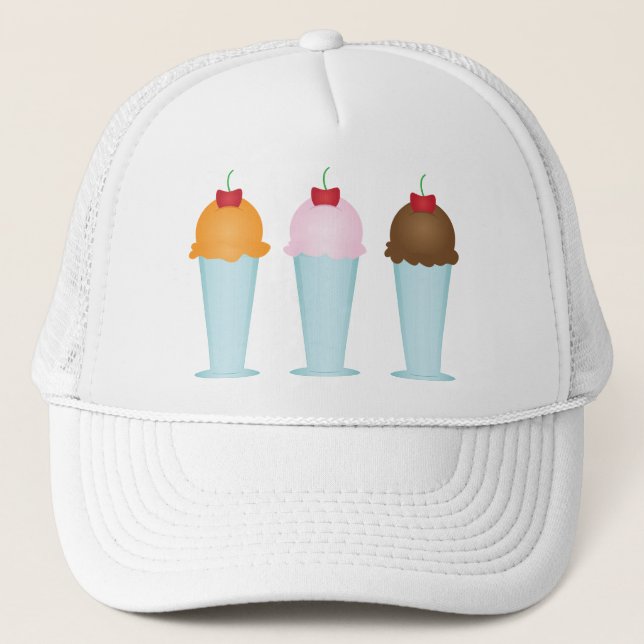 Ice Cream Parlor Trucker Hat (Front)