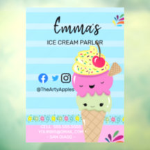 ice Cream parlour van party shop event food van Bu