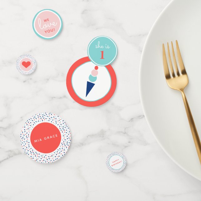 Ice Cream Party Confetti (Group)