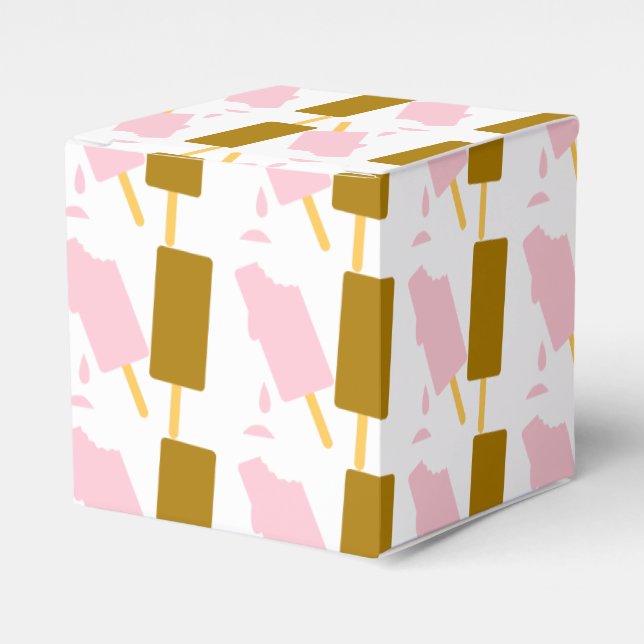 Ice Cream Party Favor Boxes (Front Side)