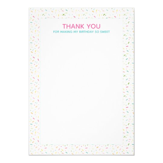 ice cream party thank you note invitation zazzle com