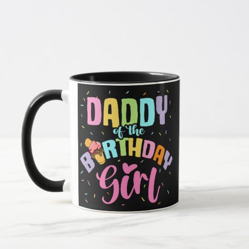 Ice Cream Party Theme Dad Daddy Of The Birthday Mug