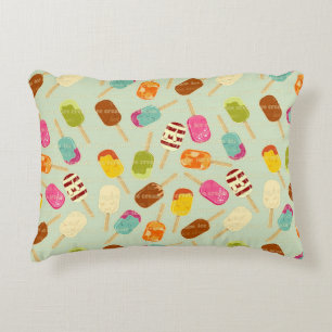 Ice Cream Pattern Decorative Pillow