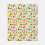 Ice Cream Pattern Fleece Blanket