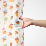 Ice Cream Pattern, Ice Cream Cone, Ice Popsicle Scarf<br><div class="desc">Cute,  fun and adorable pattern with ice creams and sprinkles. Modern and trendy gift,  perfect for the ice cream lover in your life.</div>