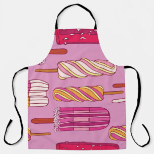 Ice cream pattern,illustration.  apron