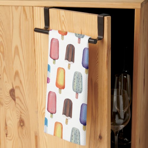 Ice Cream Pattern Kitchen Towel