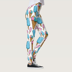 Ice Cream Pattern leggings