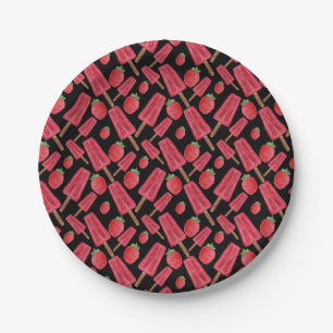 Ice cream pattern   Lollies pattern   lollipop 10 Paper Plates