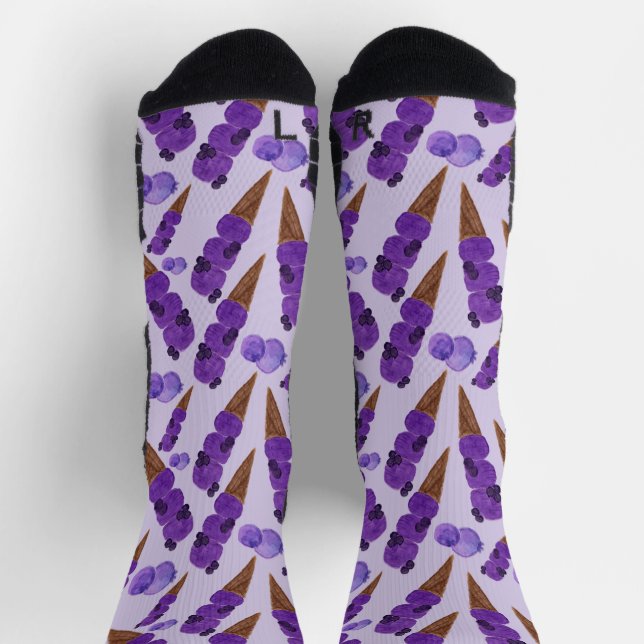 Ice cream pattern | Lollies pattern | lollipop 15  Socks (Top)