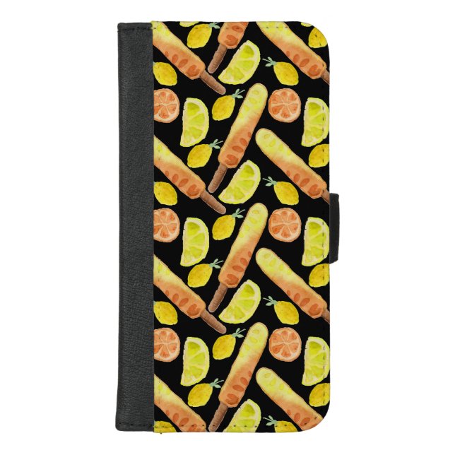 Ice cream pattern | Lollies pattern | lollipop 18 iPhone Wallet Case (Front)