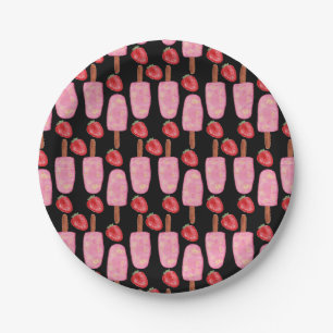Ice cream pattern   Lollies pattern   lollipop 1 Paper Plates