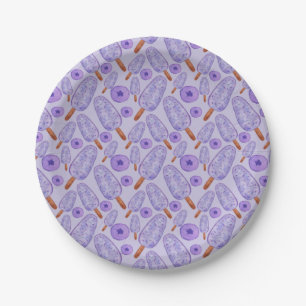 Ice cream pattern Lollies pattern lollipop 20 Paper Plates