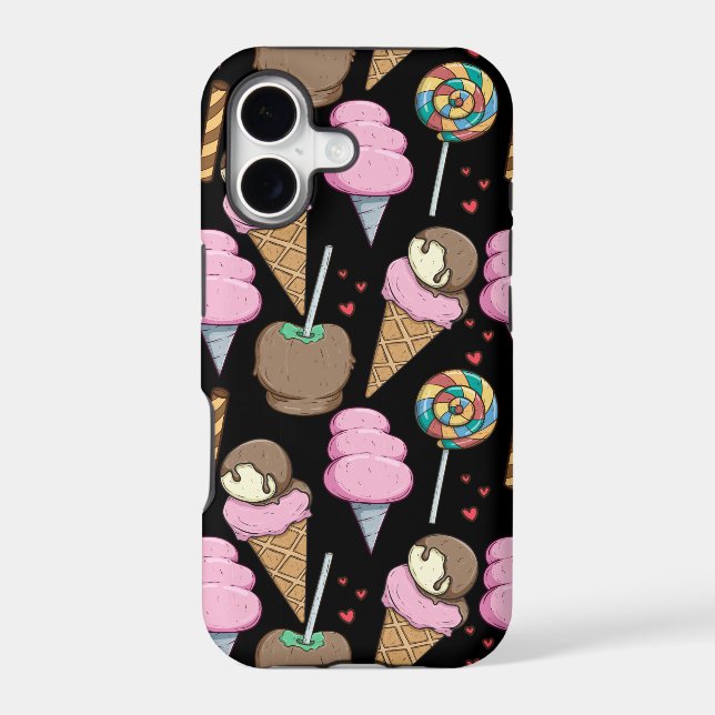 Ice cream pattern | Lollies pattern | lollipop 24 Iphone Case (Back)