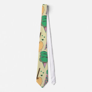 Ice cream pattern   Lollies pattern   lollipop 25 Neck Tie