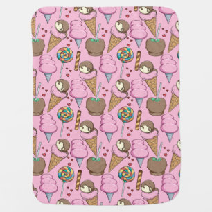 Ice cream pattern   Lollies pattern   lollipop 26 Baby Blanket