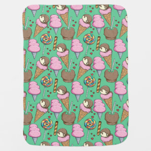 Ice cream pattern Lollies pattern lollipop 29 Baby Blanket