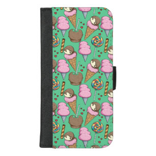 Ice cream pattern   Lollies pattern   lollipop 29 iPhone 8/7 Plus Wallet Case
