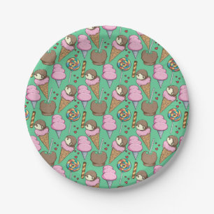 Ice cream pattern   Lollies pattern   lollipop 29 Paper Plates