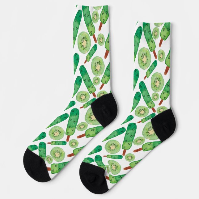 Ice cream pattern | Lollies pattern | lollipop 3  Socks (Left)