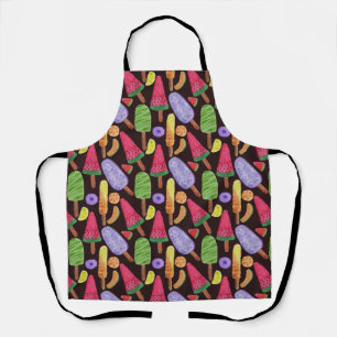 Ice cream pattern Lollies pattern lollipop 4 Apron