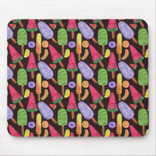 Ice cream pattern Lollies pattern lollipop 4 Mouse Pad