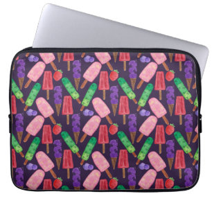 Ice cream pattern Lollies pattern lollipop 6 Laptop Sleeve