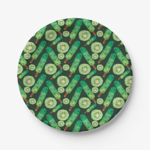 Ice cream pattern   Lollies pattern   lollipop 8 Paper Plates