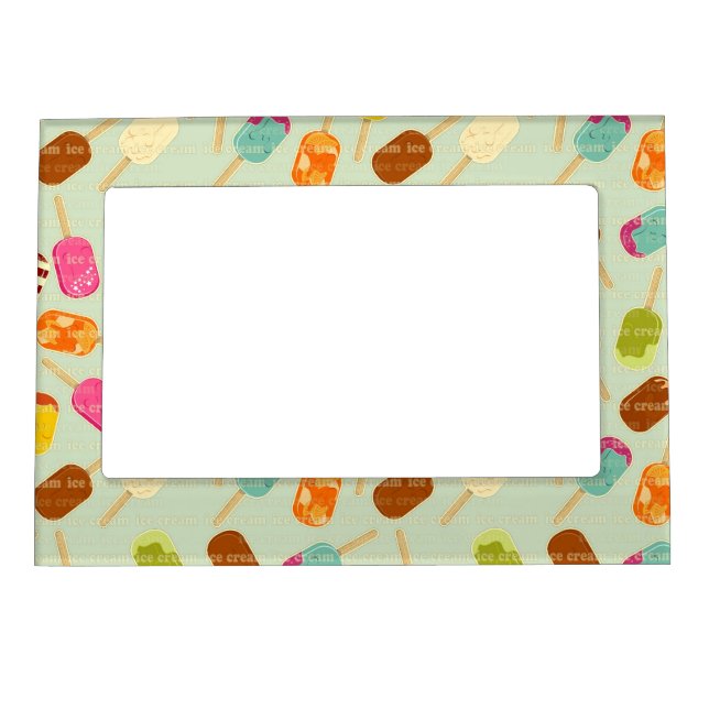 Ice Cream Pattern Magnetic Frame (Front)