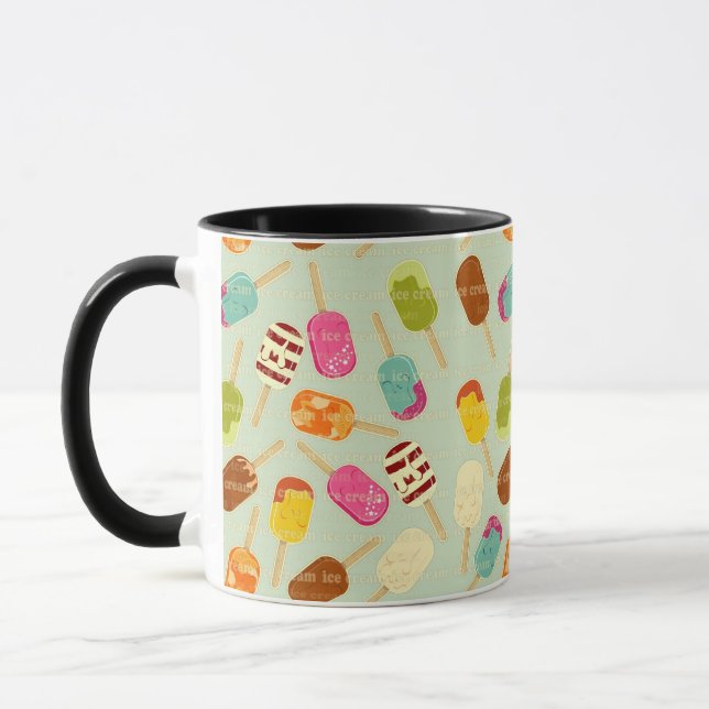 Ice Cream Pattern Mug (Left)