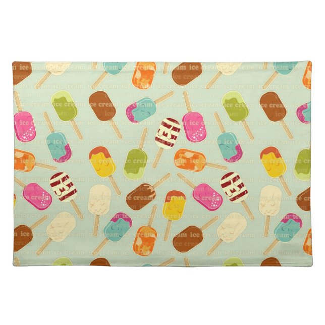 Ice Cream Pattern Placemat (Front)