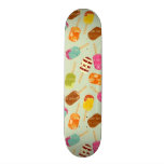 Ice Cream Pattern Skateboard Deck