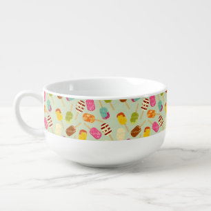 Ice Cream Pattern Soup Mug