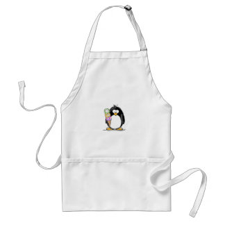 Ice Cream Penguin Adult Apron