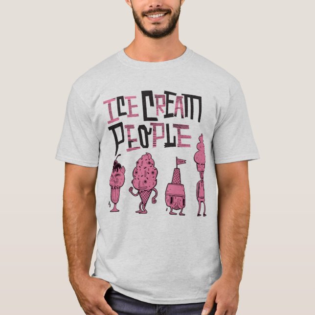 Ice Cream People "Pink Kids" T-Shirt (Front)
