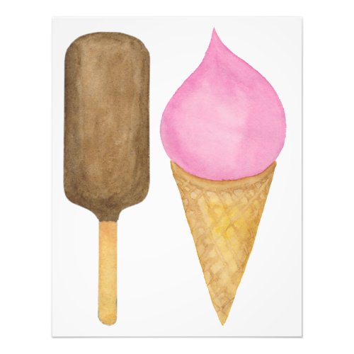 Ice cream photo print