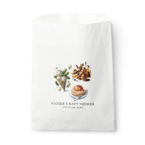 Ice Cream & Pickles Weird Cravings Baby Shower Favor Bag