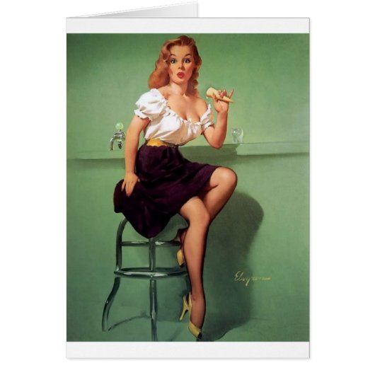 Ice Cream Pin Up Cards (Front)