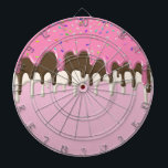 Ice cream pink frosting sprinkles drip dart board<br><div class="desc">Ice cream pink frosting sprinkles drip</div>