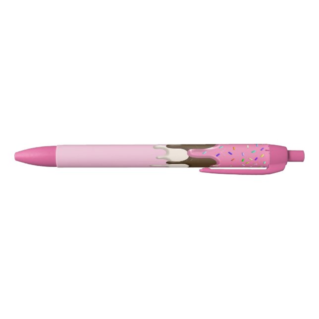 Ice cream pink frosting sprinkles drip pen (Bottom)