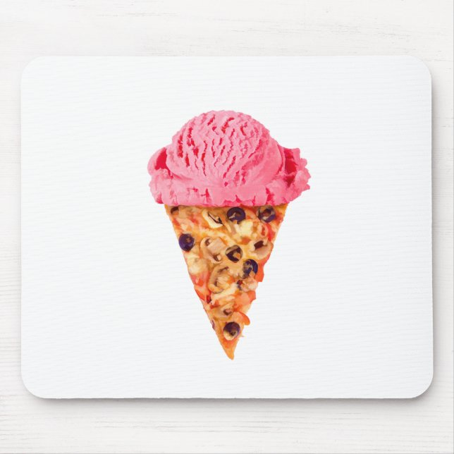 Ice Cream Pizza Mouse Pad (Front)