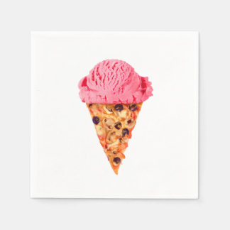 Ice Cream Pizza Napkins