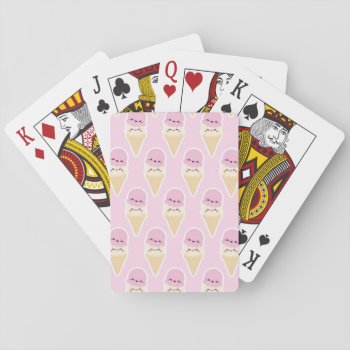 Ice Cream Playing Cards  Standard Index Faces Playing Cards by BryBry07 at Zazzle