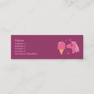 Ice Cream Pony Profile Cards