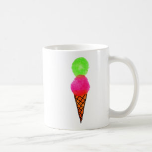 Ice cream pop art coffee mug