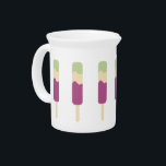 Ice Cream Pop Cute Summer Beverage Pitcher<br><div class="desc">Designed by Dream Big Digital Design</div>